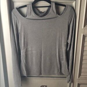 NWT Harlowe&Graham cold shoulder tee szM